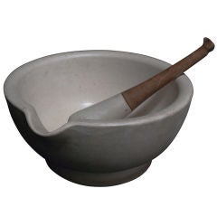 Early Apothecary Mortar and Pestle