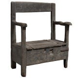 18th Century Italian Primitive Seat