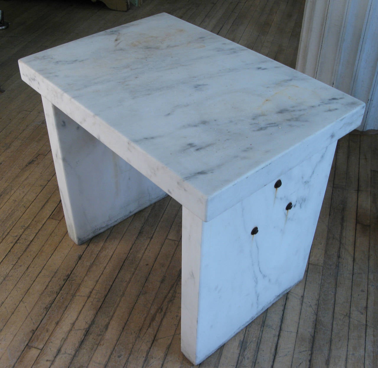 American Bold Antique Marble Candy Makers Table