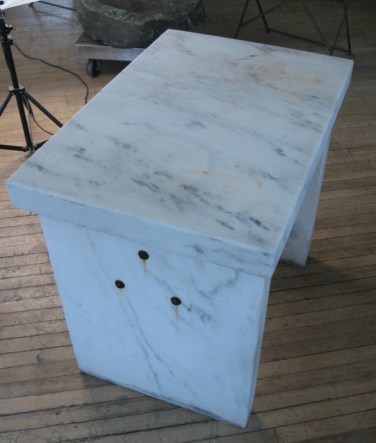 marble table candy
