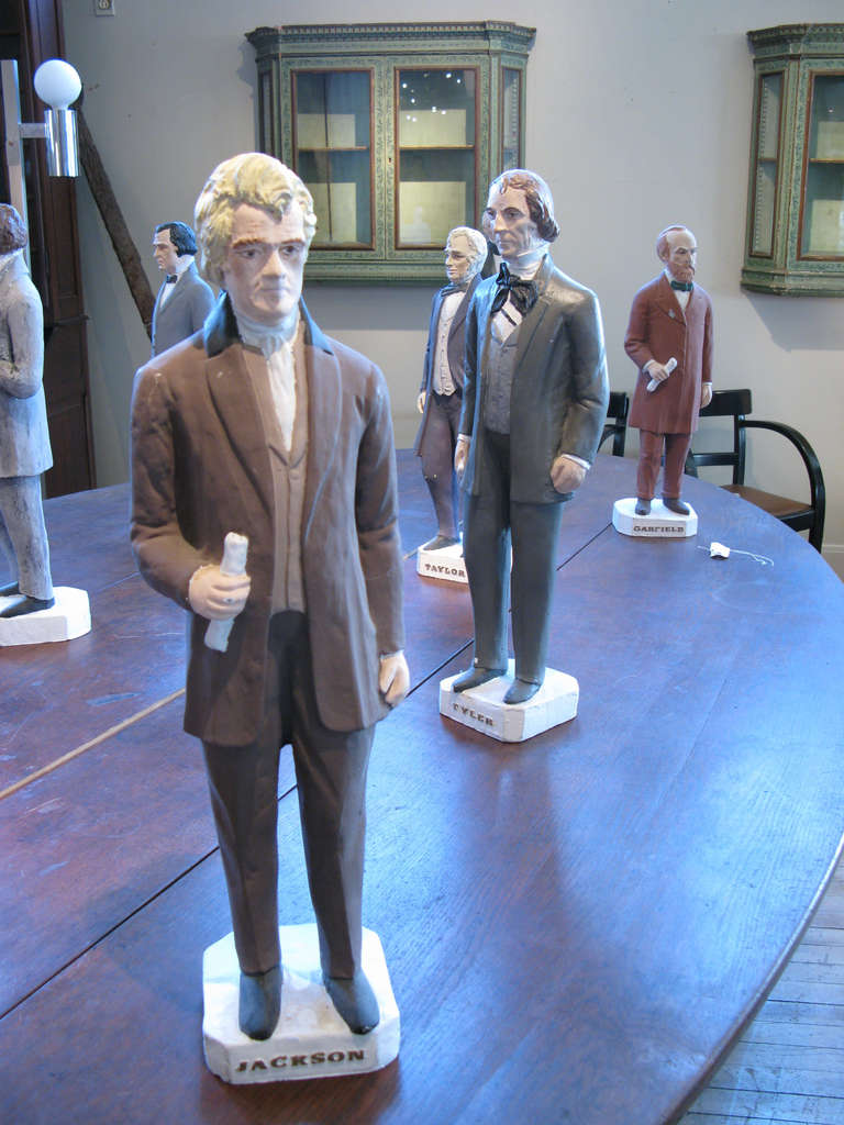 Plaster Collection of U.S. President Statues