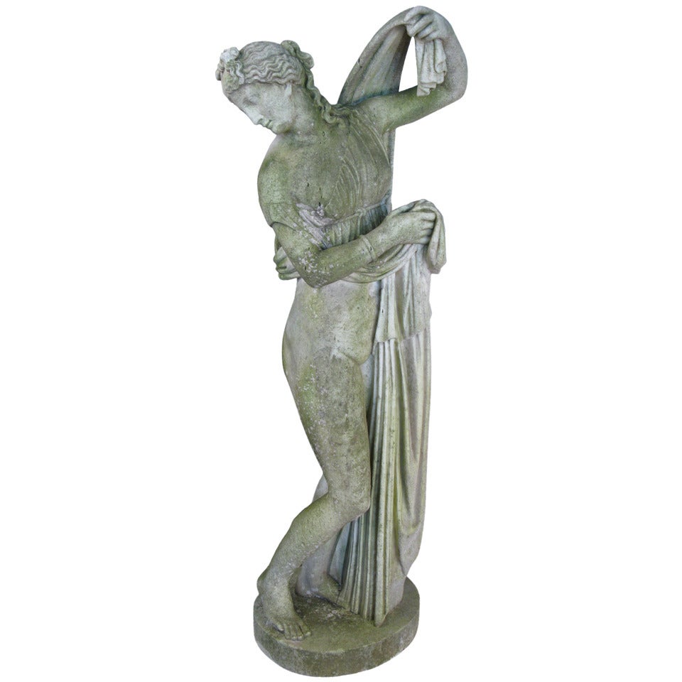 19th Century Carved Marble Statue of Venus Kallipygos