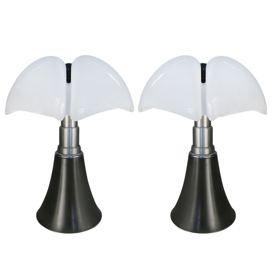Pair of Vintage Pippistrello Lamps by Gae Aulenti