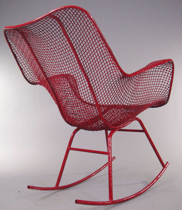 Mid-Century Modern The Sculptura Rocking Chair by Russell Woodard