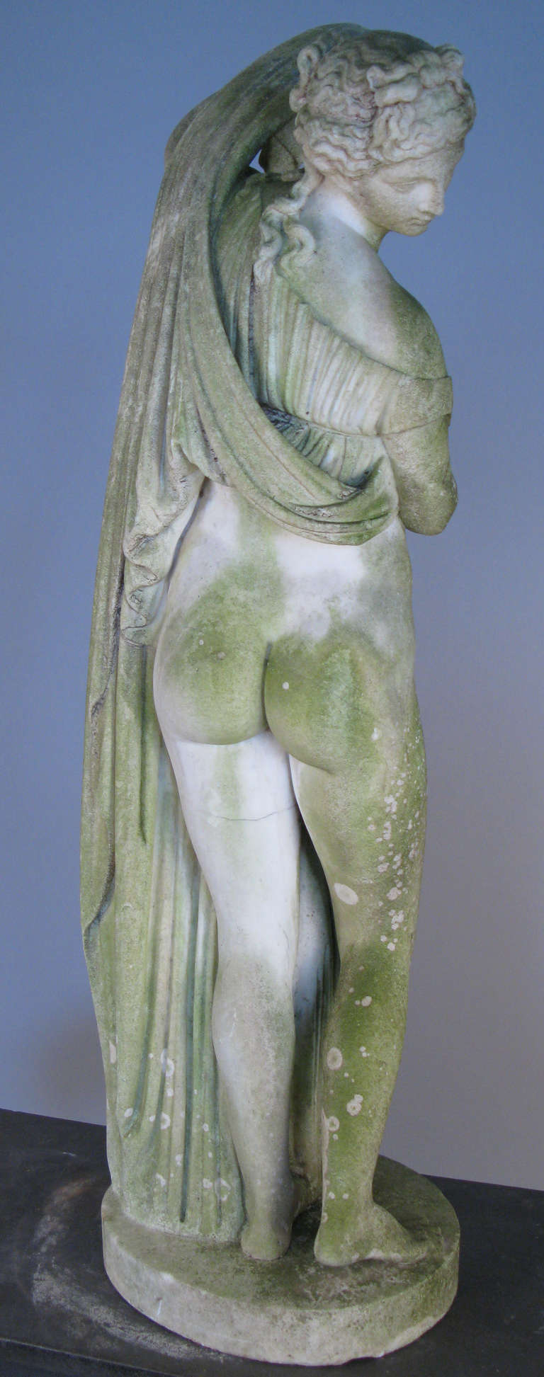 Italian 19th Century Carved Marble Statue of Venus Kallipygos