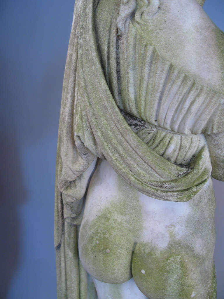 19th Century Carved Marble Statue of Venus Kallipygos 2