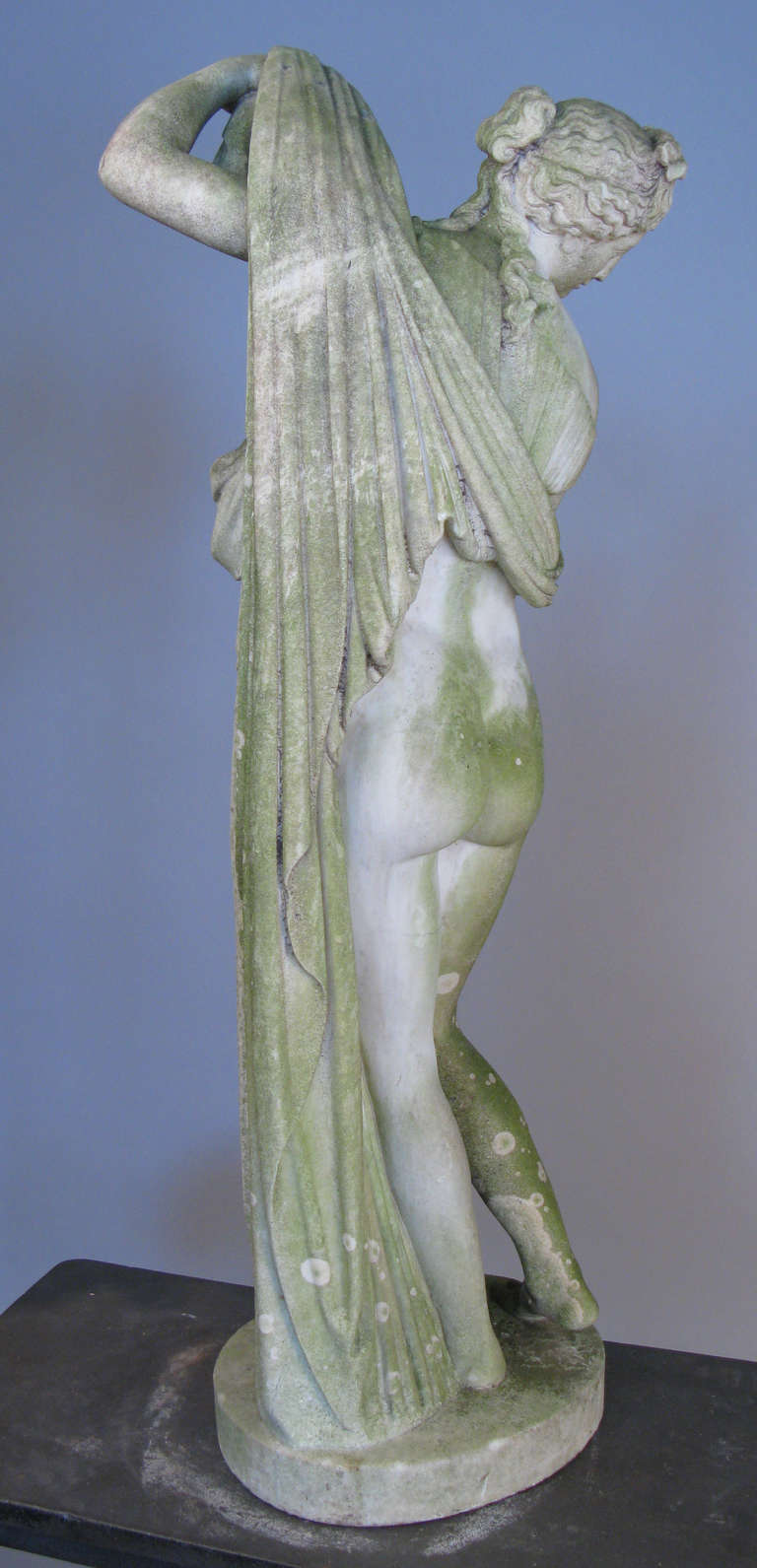 19th Century Carved Marble Statue of Venus Kallipygos 3