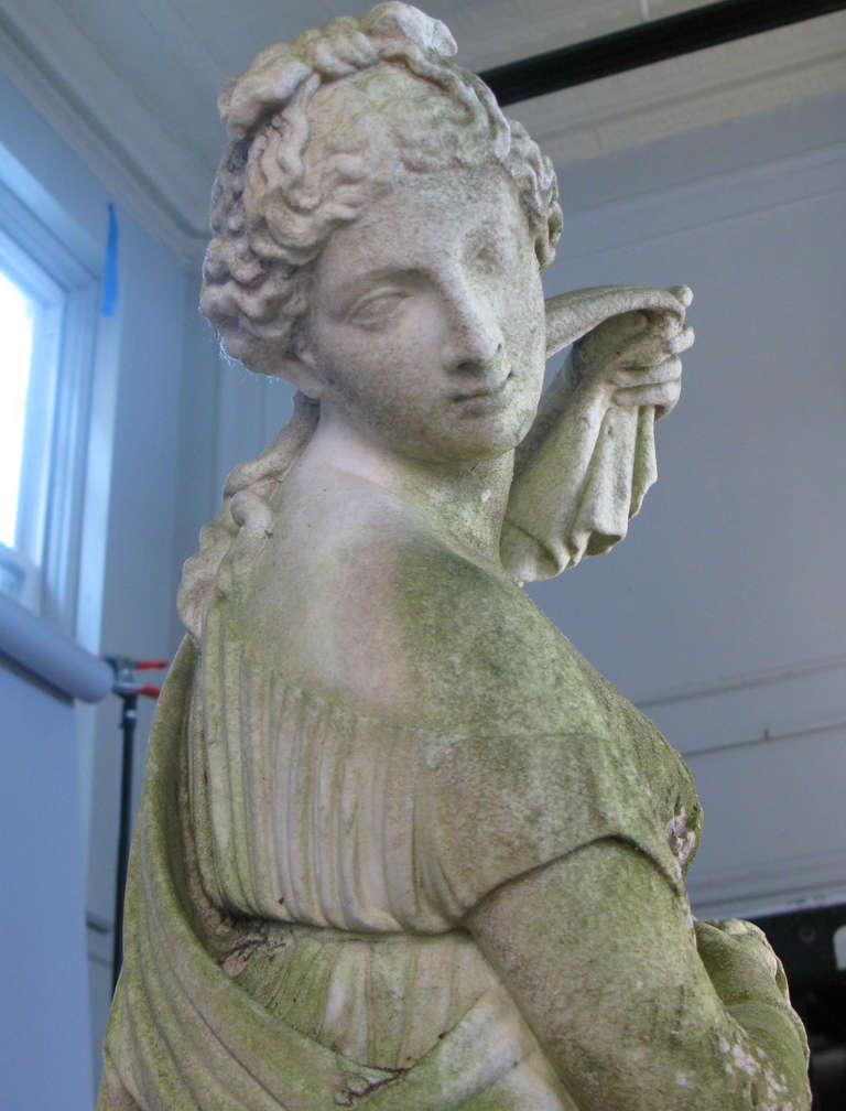19th Century Carved Marble Statue of Venus Kallipygos 4