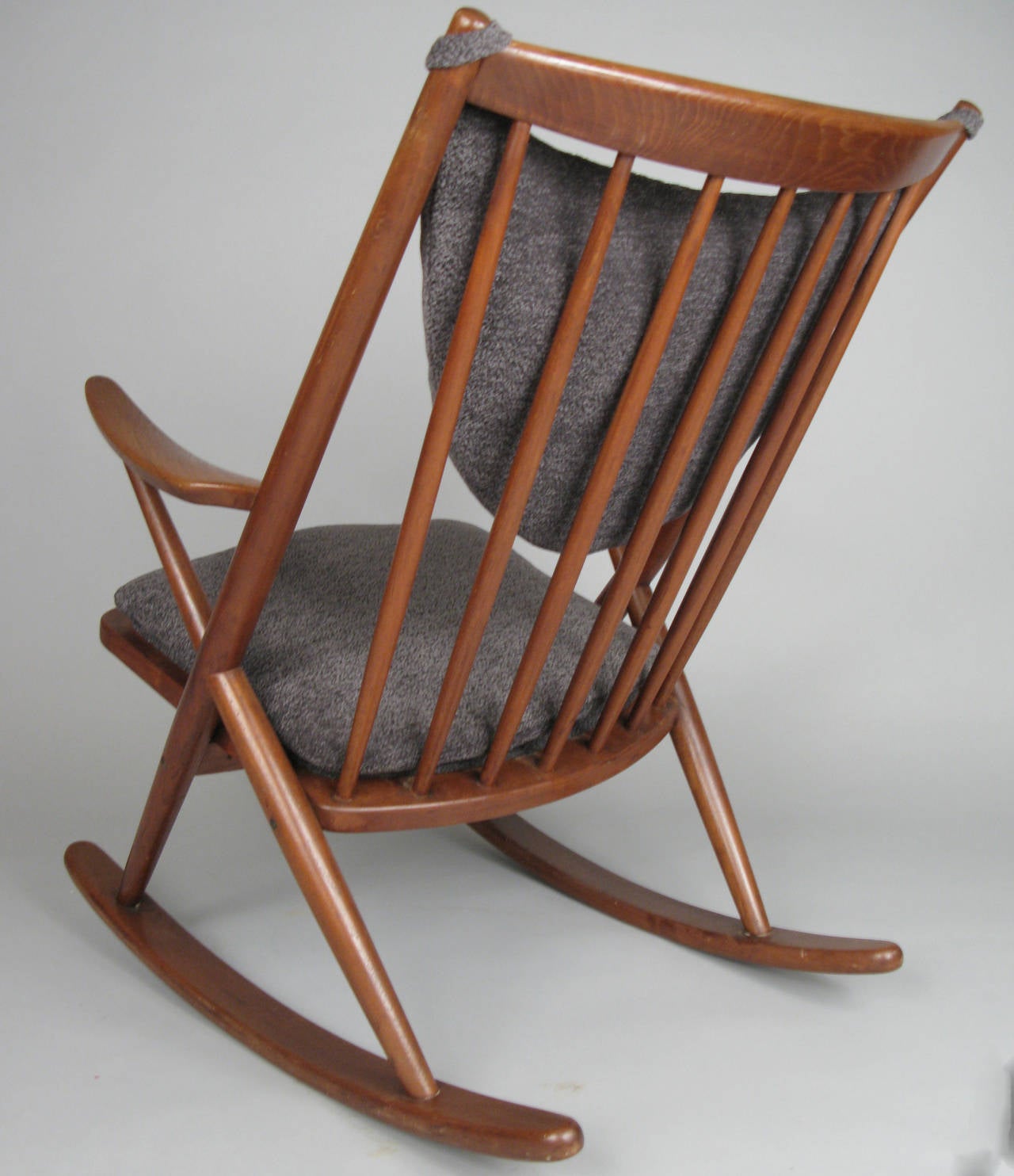 Scandinavian Modern 1950s Danish Modern Teak Rocking Chair by Frank Reenskaug