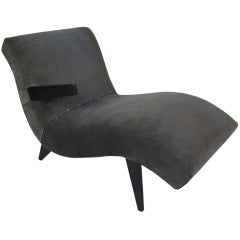 1950's Modern Sculptural Chaise Lounge