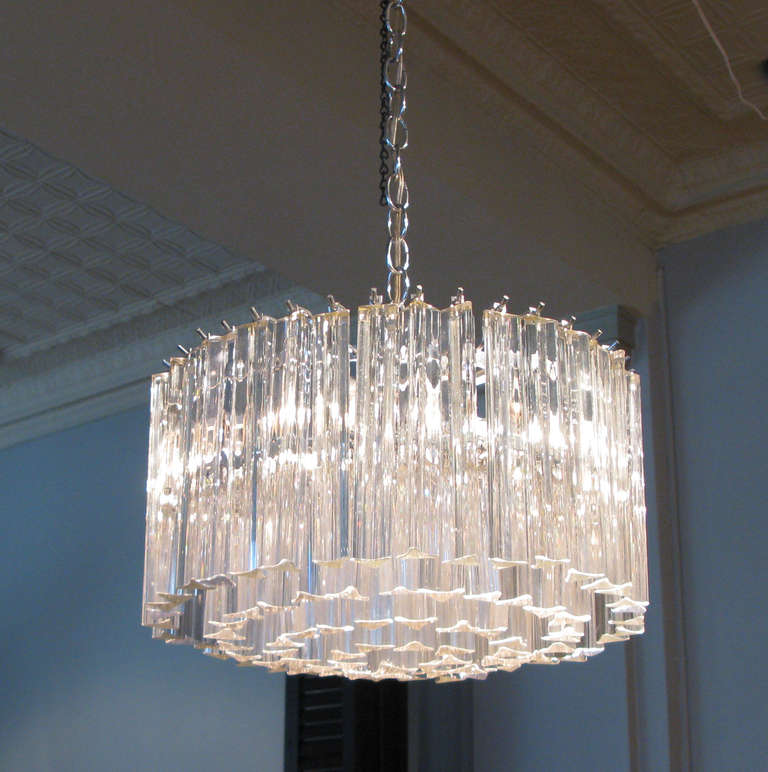 vintage italian glass chandelier