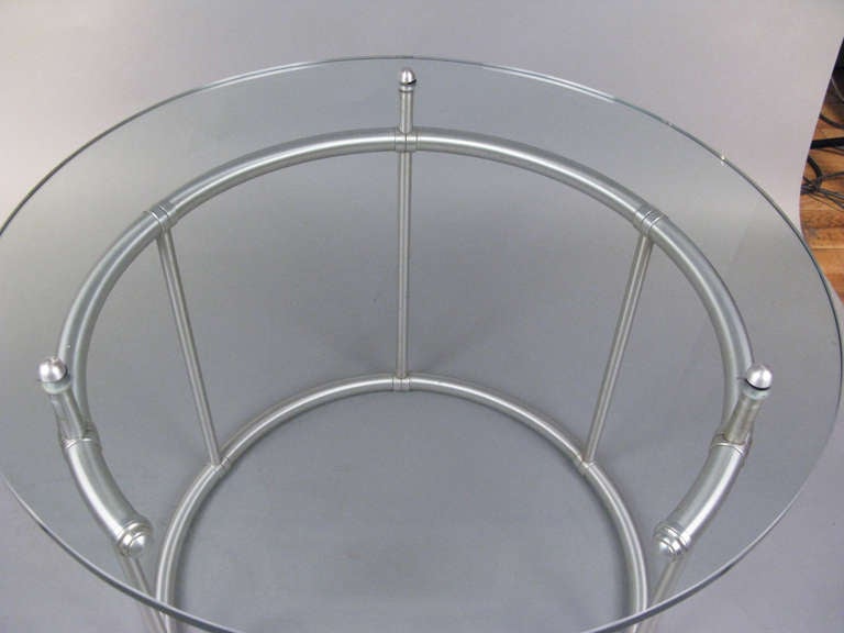 Rare Aluminum & Glass Table by Warren Mcarthur 2