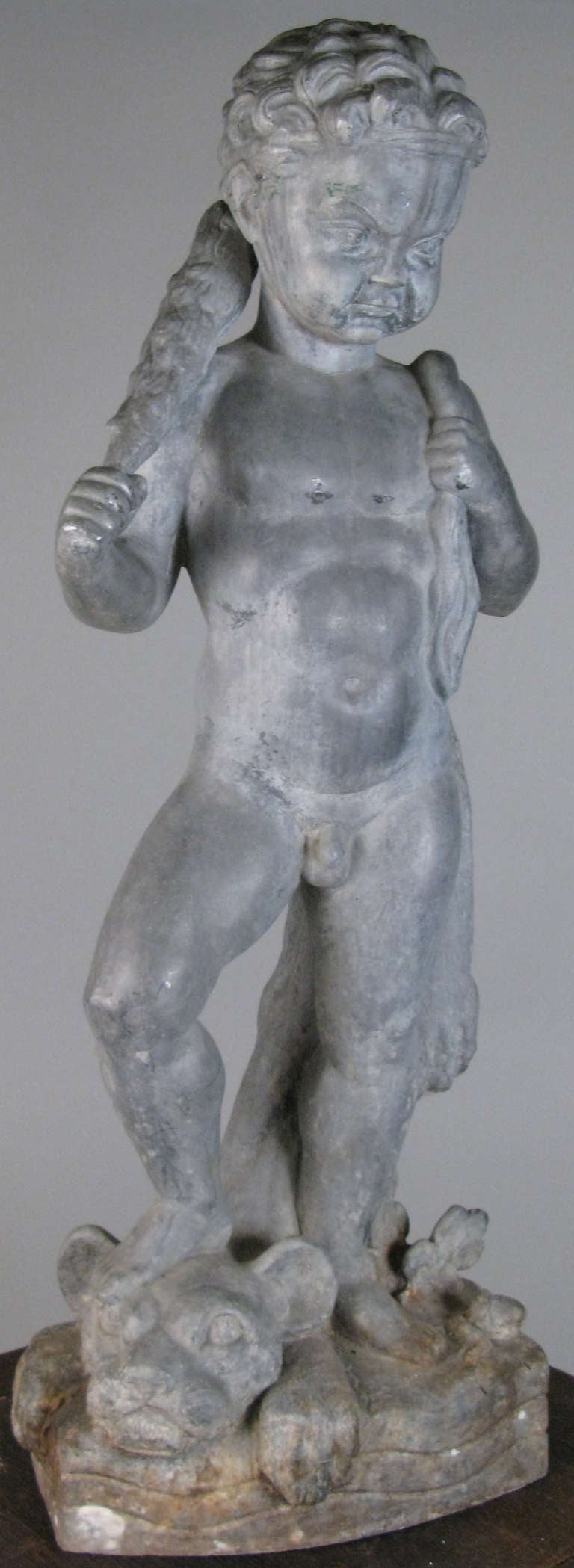 American 'Hercules' Lead Statue by Wheeler Williams
