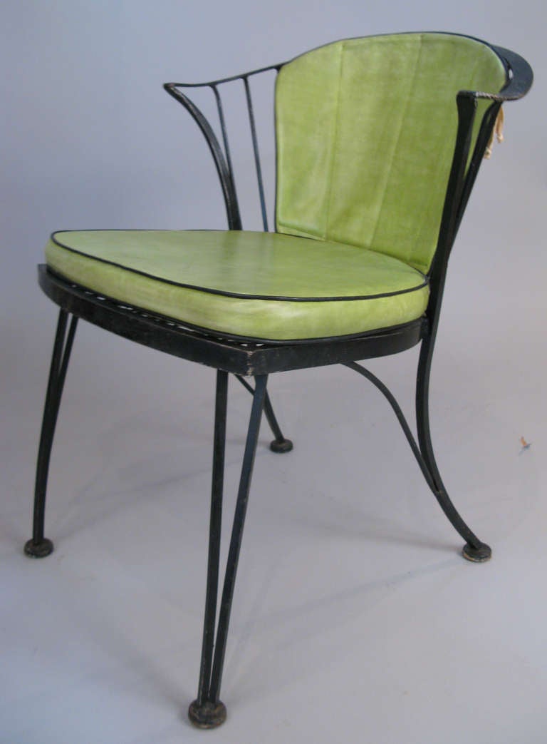Ensemble de salle à manger en fer forgé vintage 'Pinecrest' de Woodard 3