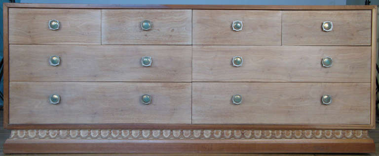 Modern Natural Walnut Chest by Drexel