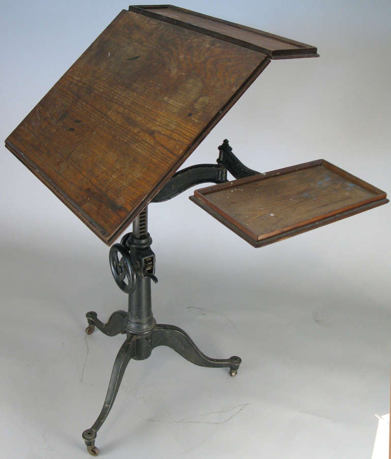 cast iron drafting table