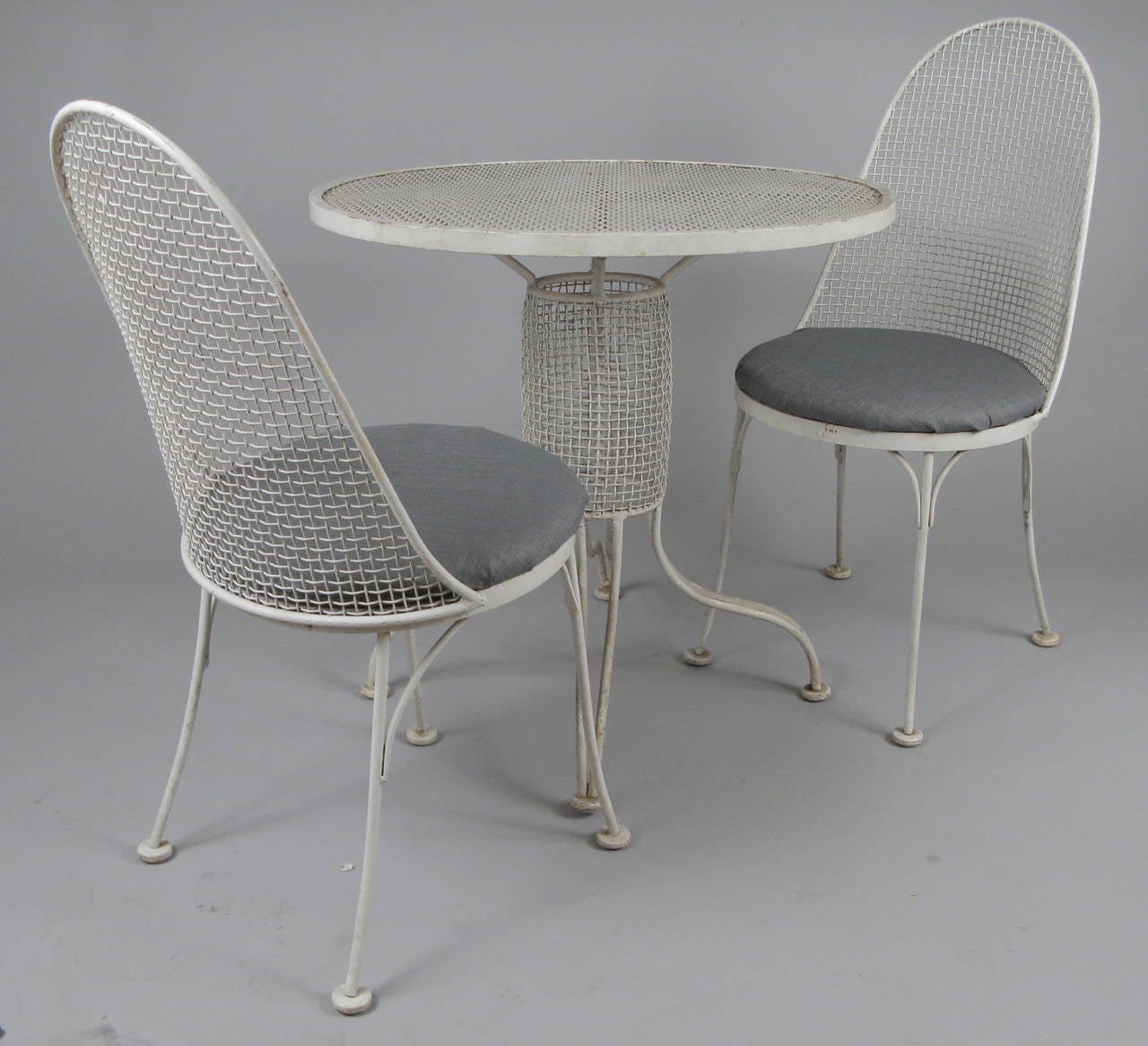 Vintage 1950s Sculpture Cafe Table and Chairs by Russell Woodard 1