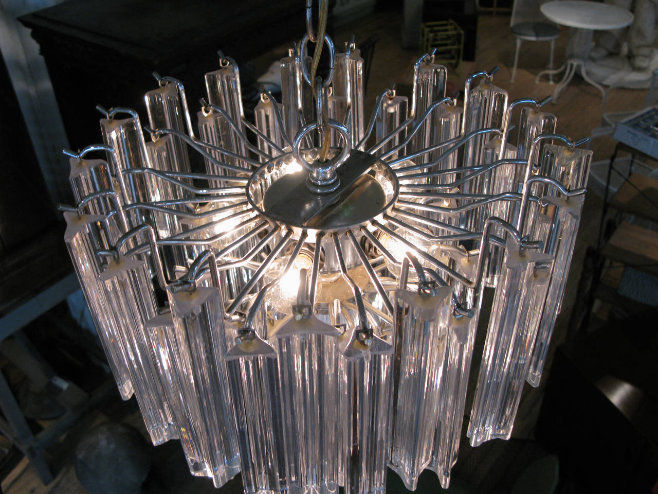 Modern Italian Murano Glass Chandelier by Camer In Excellent Condition In Hudson, NY