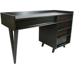Retro Mid Century Modern Lacquered Desk by Edmund Spence