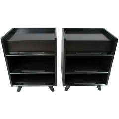 Pair of Mid-Century Nightstands by Edmund Spence