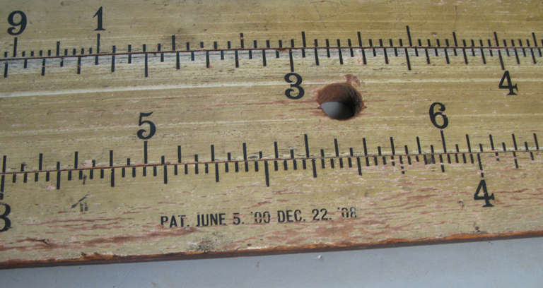 Monumental Antique Slide Rule Display by K&E In Good Condition In Hudson, NY