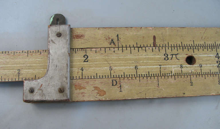 American Monumental Antique Slide Rule Display by K&E