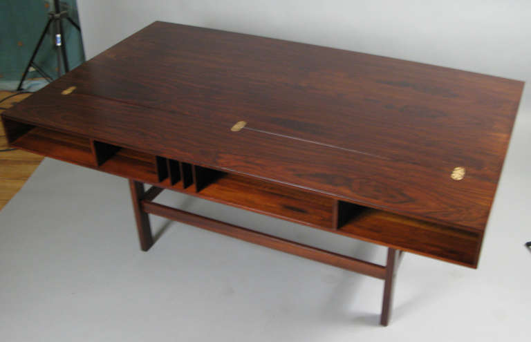 1960's Danish Partners Desk in Rosewood by Peter Lovig Nielsen 3