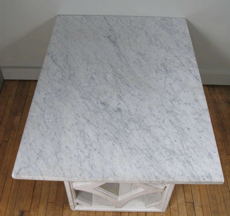 American Marble Desk by Edward Durell Stone