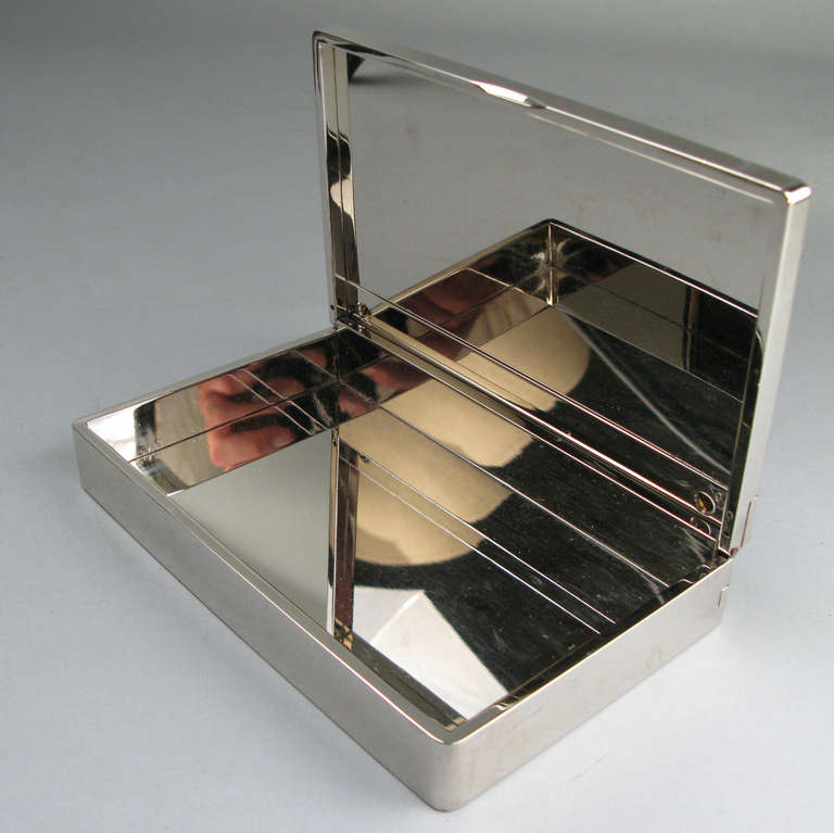 Italian Modern Lidded Tabletop Box by Fendi