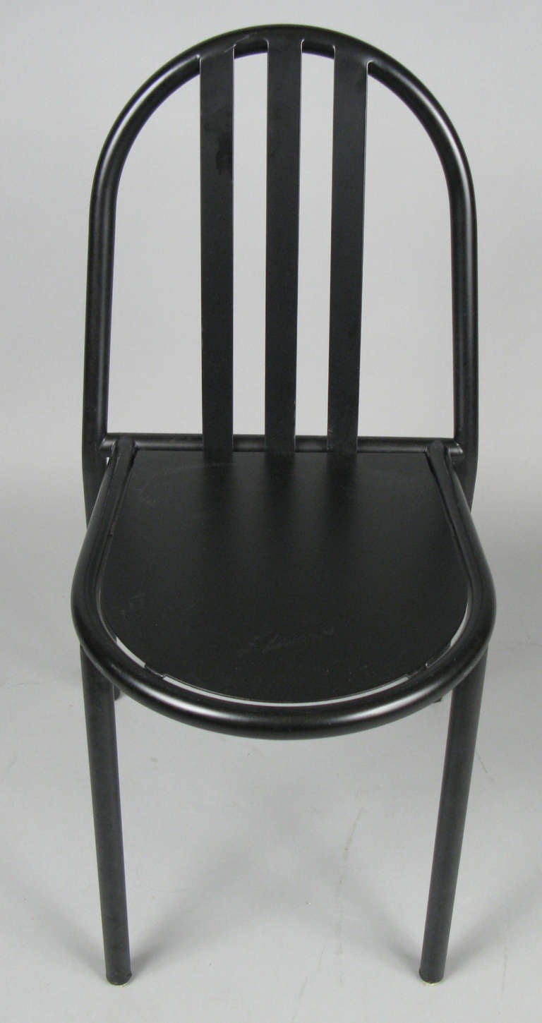 Set of Four Tubular Stacking Chairs, Robert Mallet-Stevens 1