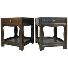 Pair of Elegant Nightstands by Michael Taylor for Baker