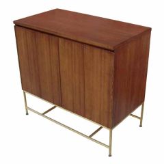 Modern Brass Base Cabinet by Paul McCobb Modern Brass Base Cabinet by Paul McCobb