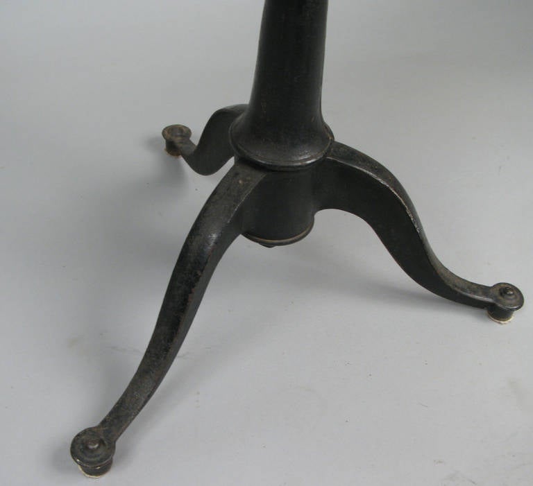 Antique Cast Iron, Tilt-Top Adjustable Drafting Table 3