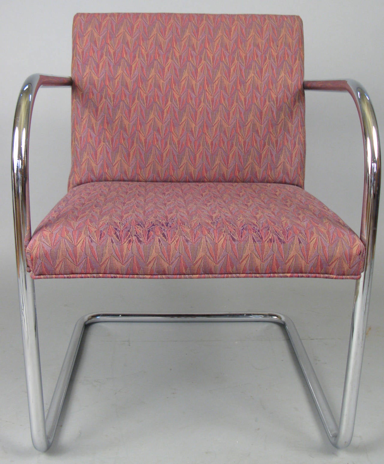 Set of Eight Vintage Chrome Dining Chairs by at 1stDibs