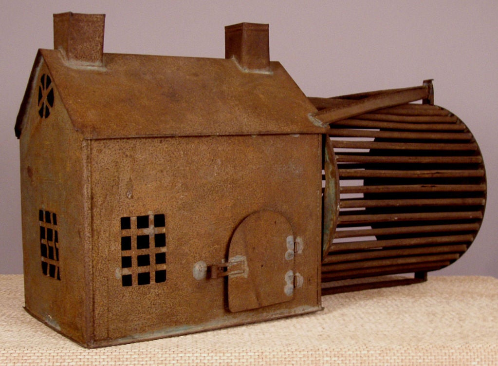 Antique Industrial Squirrel Cage