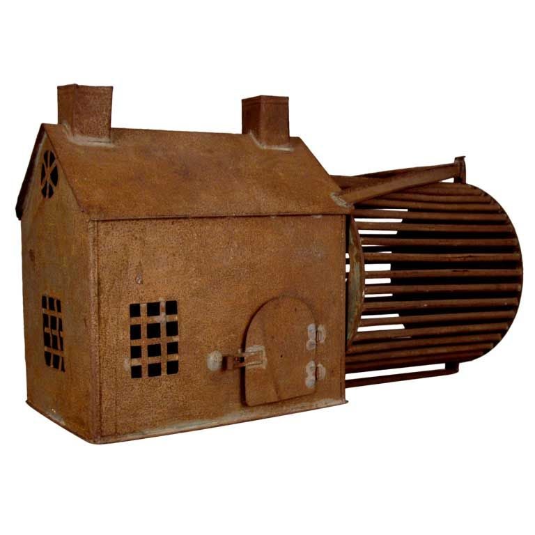 Antique Industrial Squirrel Cage