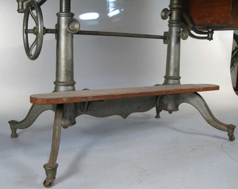 cast iron drafting table