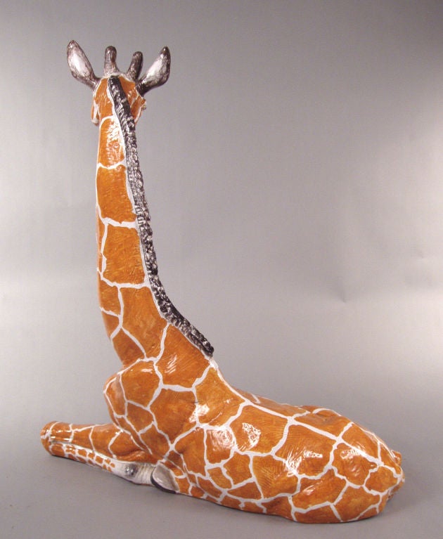 large ceramic giraffe