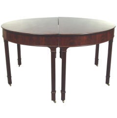 Antique 18th century Pair of Demi Lune Tables