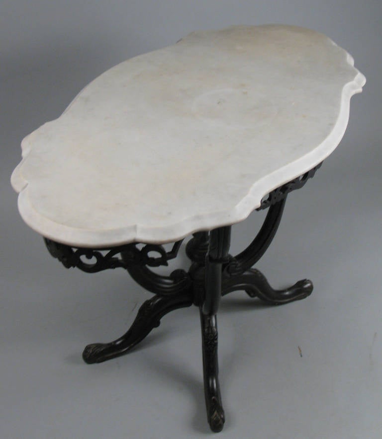 Pair of 19th Century Anglo-Indian Marble-Top Tables 4