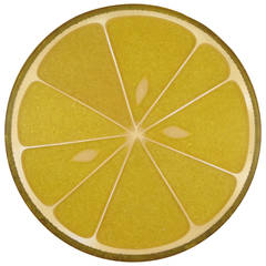 Vintage 1960s Lemon Slice Table