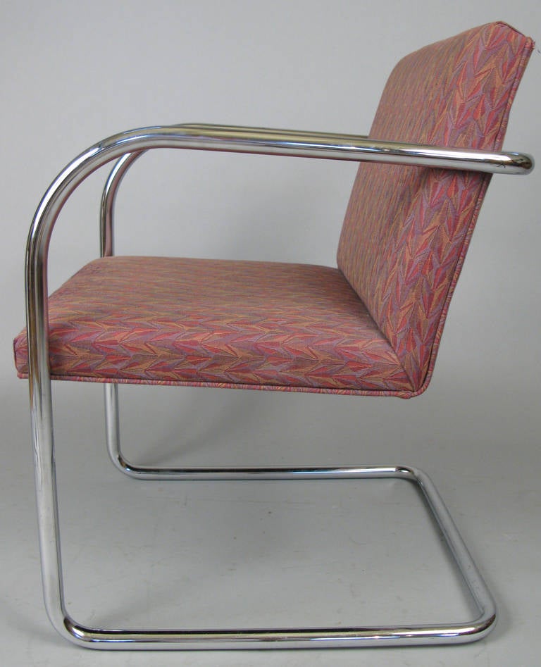 Set of 20 Chrome Dining Chairs by Thonet In Excellent Condition In Hudson, NY