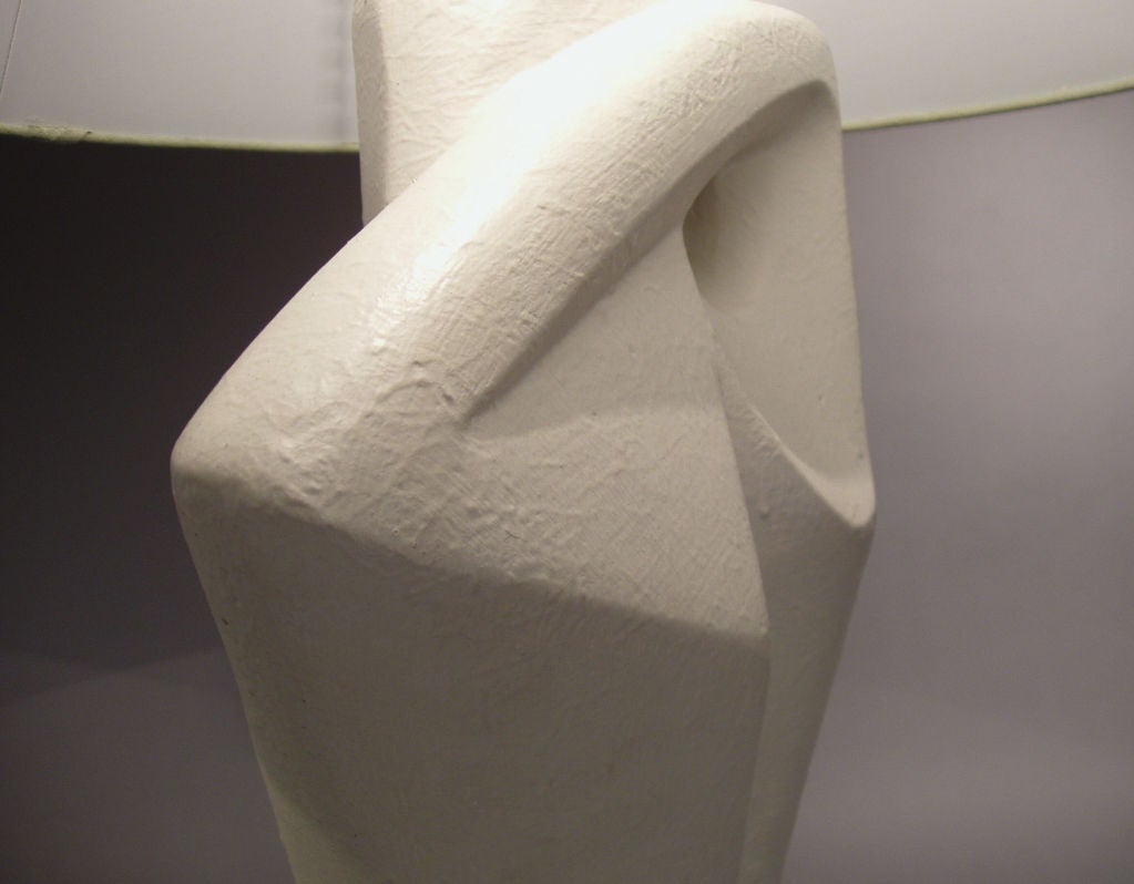 Mid-20th Century Mid-Century Cubist Lamps by Frederick Weinberg