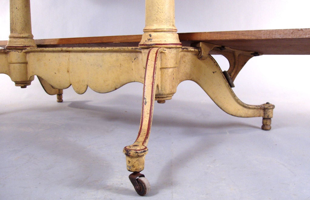 20th Century Exceptional Antique Cast Iron Drafting Table by Keuffel & Esser