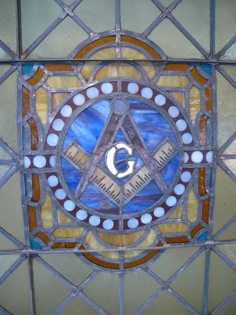 masonic stained glass