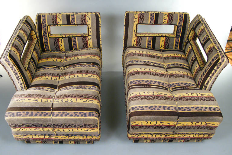 Pair of 1940s Sofas by Grosfeld House In Excellent Condition In Hudson, NY
