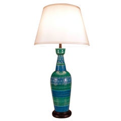 Vintage Glazed Ceramic Table Lamp