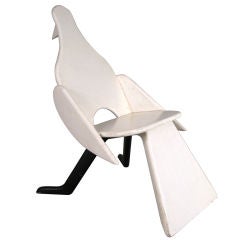 'Oiseaux Bois' Lacquered Bird Chair after Lalanne
