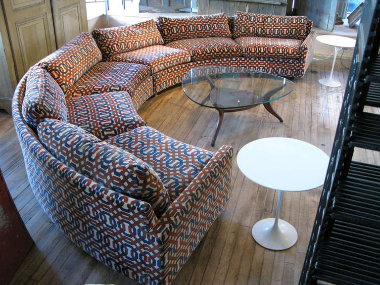 half circle couch