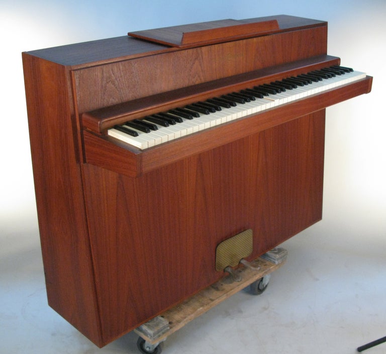 Mid-20th Century Danish Teak Piano by Andreas Christensen